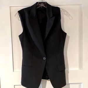 Express Black Vest perfect for work or with Lace Cami for a night on the town.
